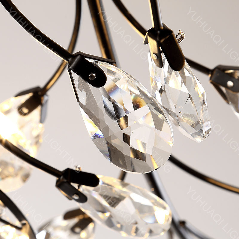 Iron Crystal Ceiling Lamp YUHUAQI LIGHTING