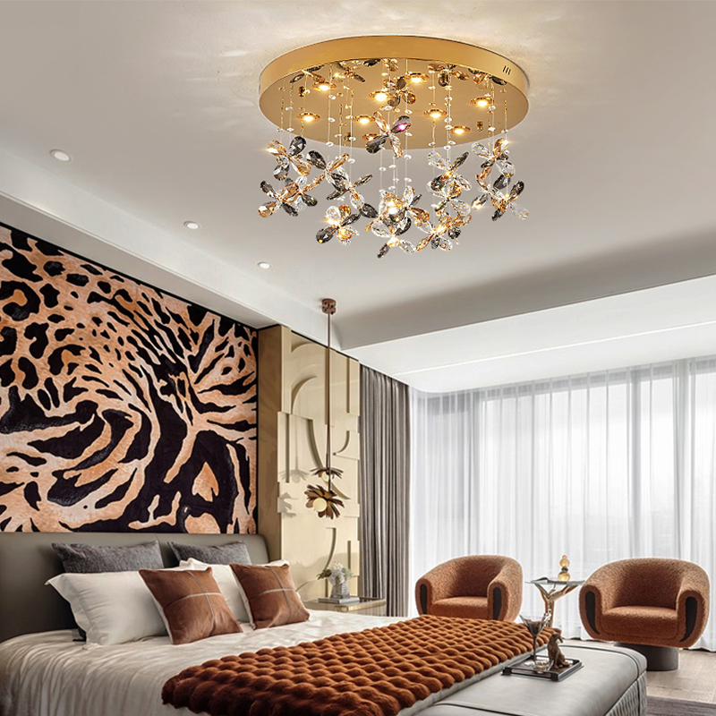 Ceiling lights, bedroom lights, living room lights, dining room lights, pendant lights, custom-made lights for hotel projects YUHUAQI LIGHTING