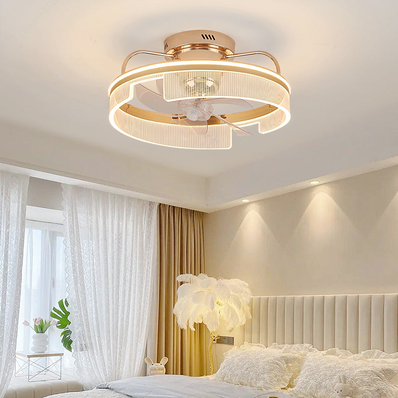 Fan light, dining room light, bedroom light, crystal chandelier. YUHUAQI LIGHTING