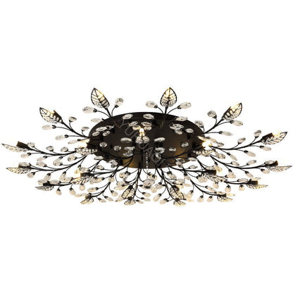 Iron Crystal Ceiling Lamp YUHUAQI LIGHTING