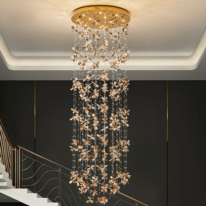 Staircase lights, pendant lights, custom-made lights for hotel projects YUHUAQI LIGHTING