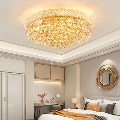 5055 Golden candle crystal ceiling lamp YUHUAQI LIGHTING