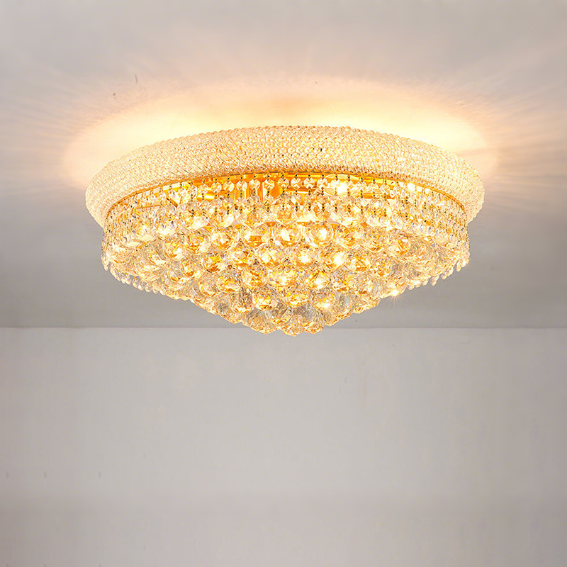 5055 Golden candle crystal ceiling lamp YUHUAQI LIGHTING