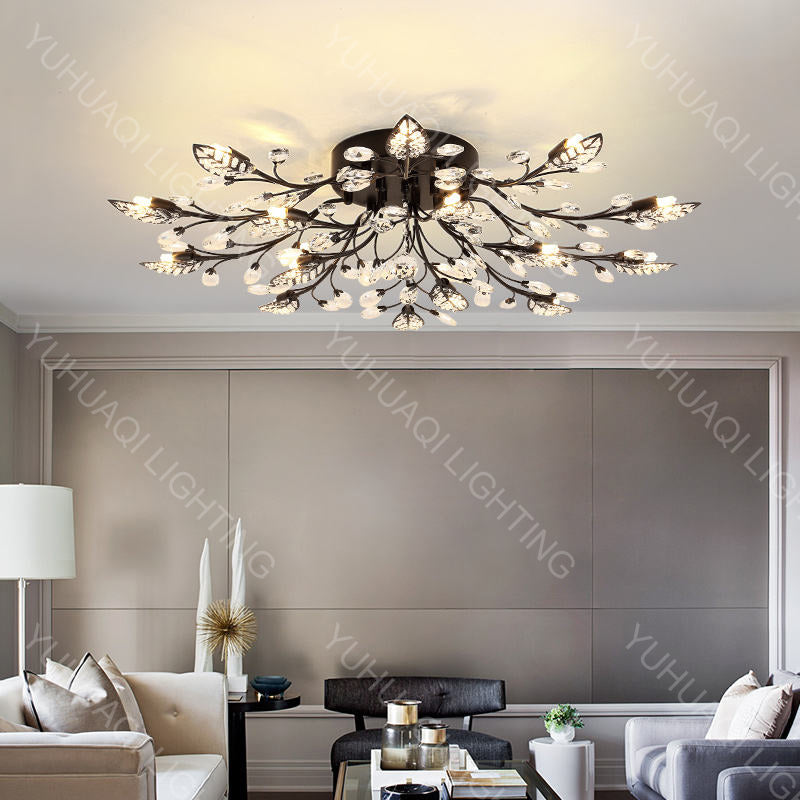 Iron Crystal Ceiling Lamp YUHUAQI LIGHTING