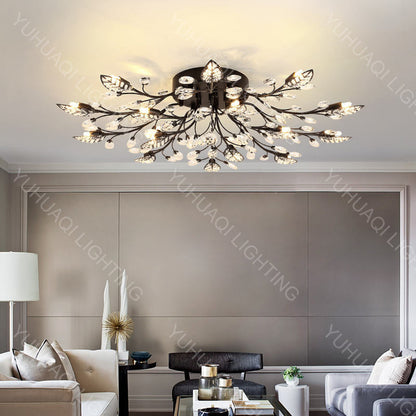 Iron Crystal Ceiling Lamp YUHUAQI LIGHTING