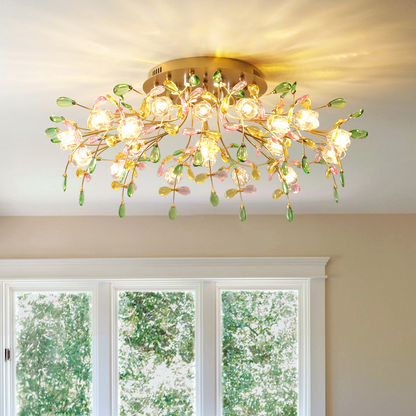 Colored ceiling light, postmodern ceiling light, room light, bedroom light YUHUAQI LIGHTING