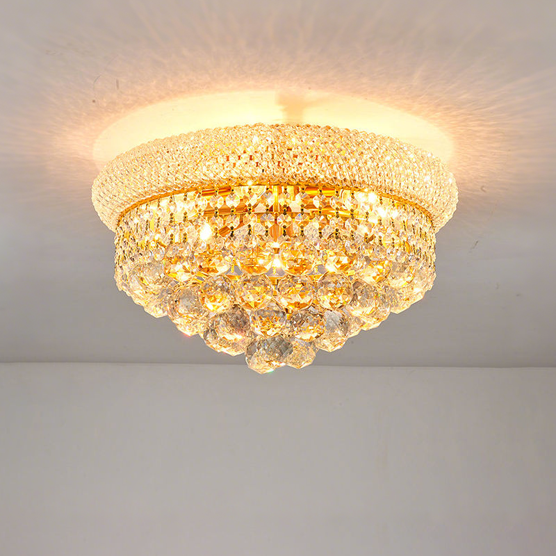 5055 Golden candle crystal ceiling lamp YUHUAQI LIGHTING