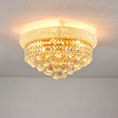 5055 Golden candle crystal ceiling lamp YUHUAQI LIGHTING