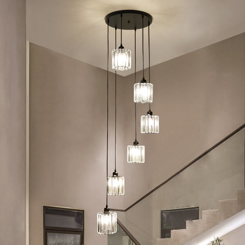 American style crystal wall lamp stair light YUHUAQI LIGHTING