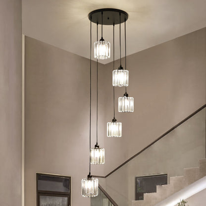 American style crystal wall lamp stair light YUHUAQI LIGHTING