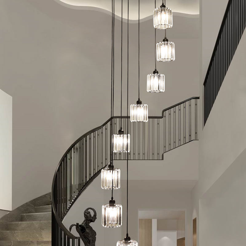American style crystal wall lamp stair light YUHUAQI LIGHTING