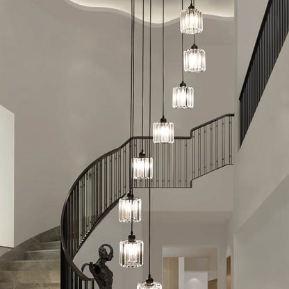 American style crystal wall lamp stair light YUHUAQI LIGHTING