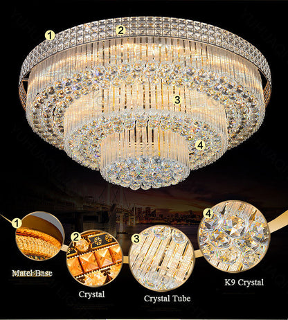 Modern Crystal Ceiling Lamp YUHUAQI LIGHTING