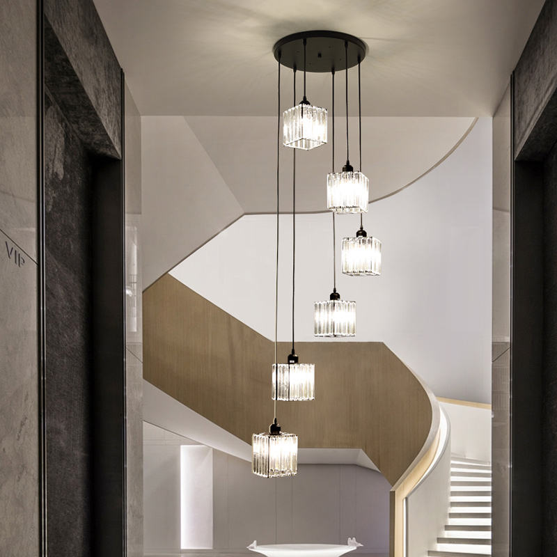 American style crystal wall lamp stair light YUHUAQI LIGHTING