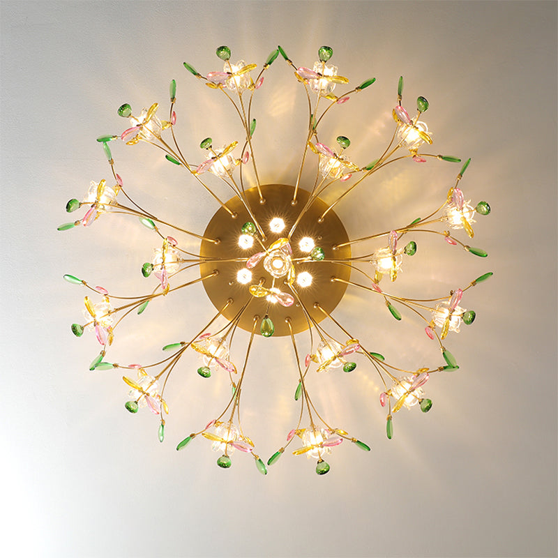 Colored ceiling light, postmodern ceiling light, room light, bedroom light YUHUAQI LIGHTING