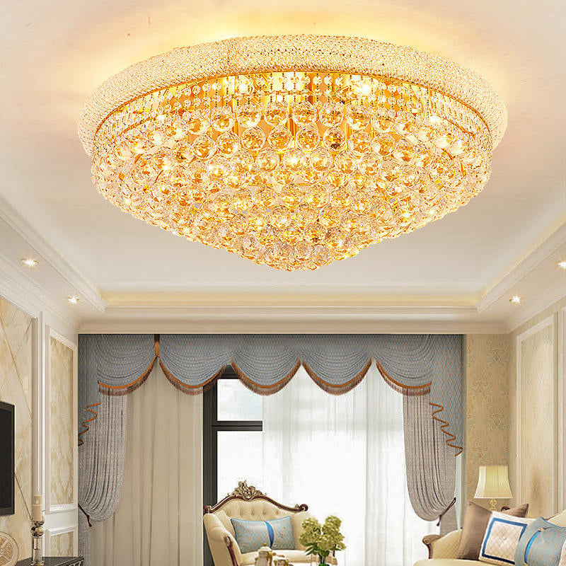 5055 Golden candle crystal ceiling lamp YUHUAQI LIGHTING