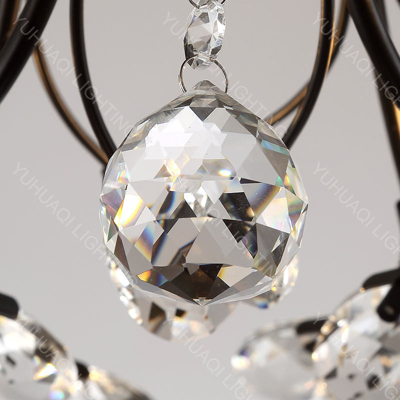 Iron Crystal Ceiling Lamp YUHUAQI LIGHTING