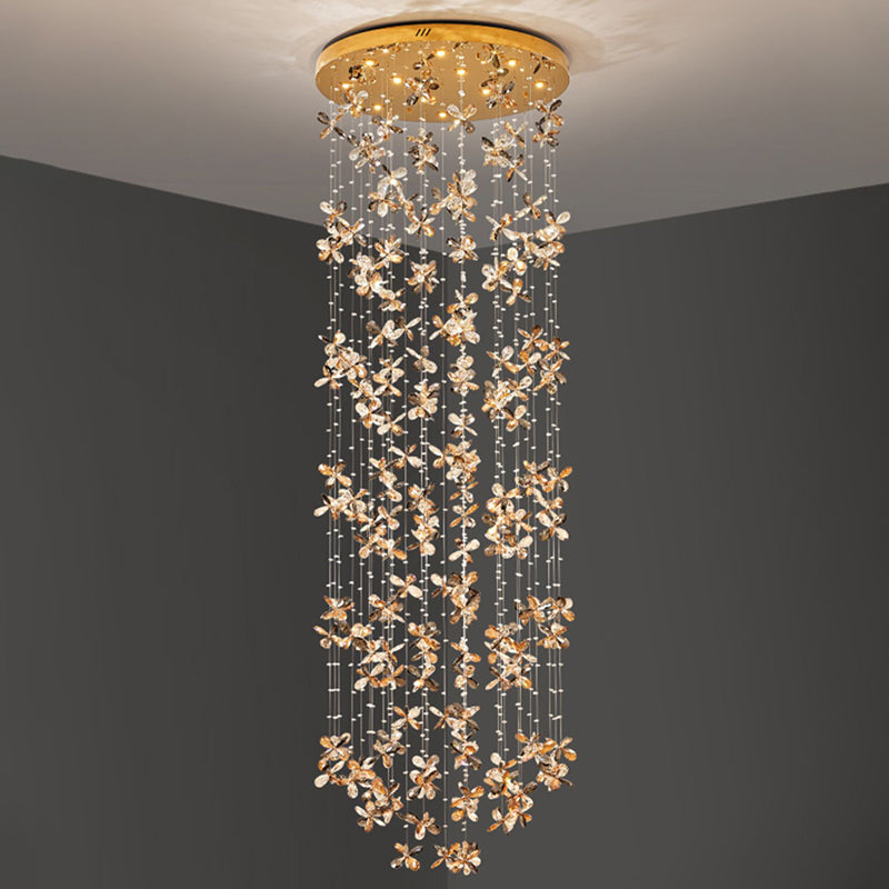 Staircase lights, pendant lights, custom-made lights for hotel projects YUHUAQI LIGHTING