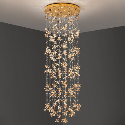 Staircase lights, pendant lights, custom-made lights for hotel projects YUHUAQI LIGHTING
