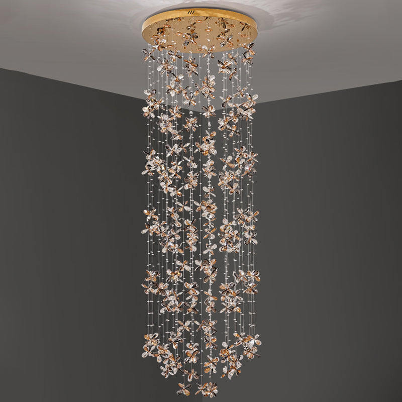 Staircase lights, pendant lights, custom-made lights for hotel projects YUHUAQI LIGHTING