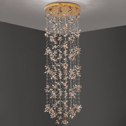 Staircase lights, pendant lights, custom-made lights for hotel projects YUHUAQI LIGHTING