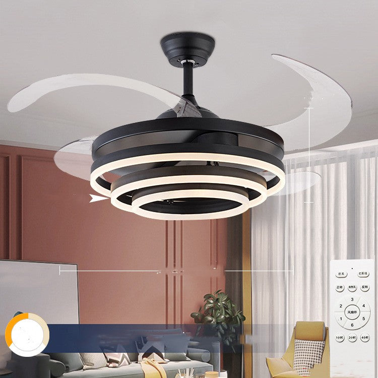 Household Living Room Bedroom Lights With Electric Fans And Chandeliers NatalizHomeShop