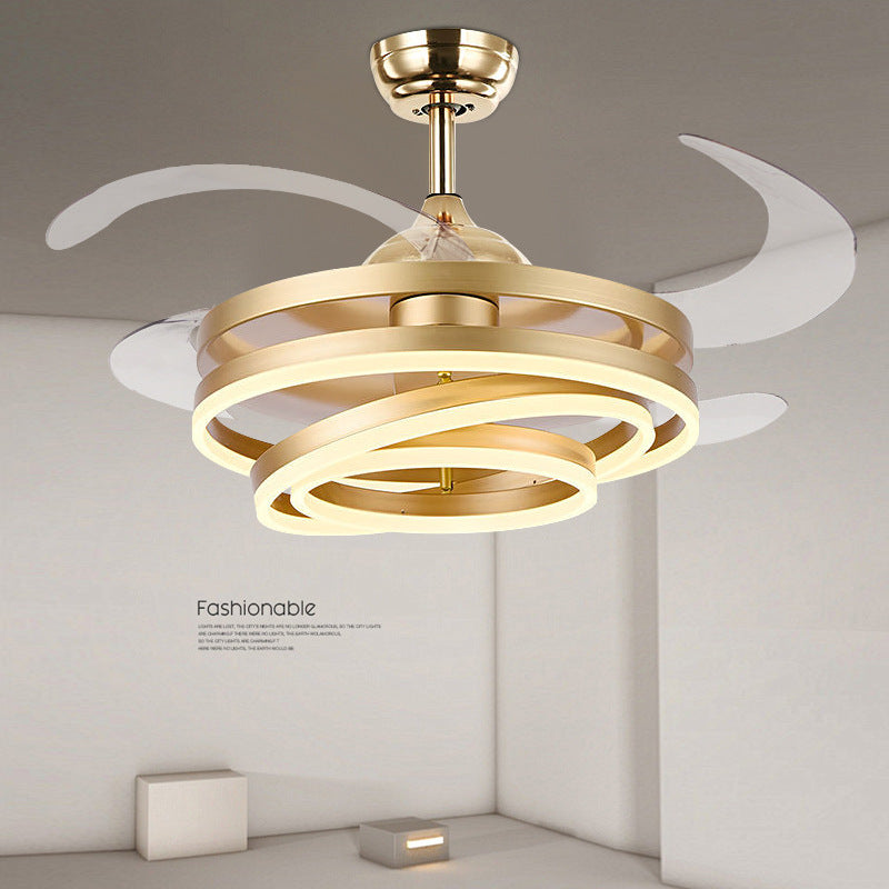 Household Living Room Bedroom Lights With Electric Fans And Chandeliers NatalizHomeShop