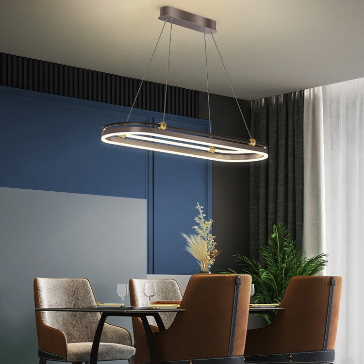 Dining Room Chandelier Modern Creative Personality Art Table Bar Long Chandelier CJ