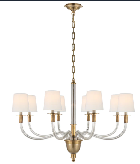 All Copper American Simple Chandelier Simple Bedroom Post-modern CJ