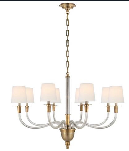All Copper American Simple Chandelier Simple Bedroom Post-modern CJ