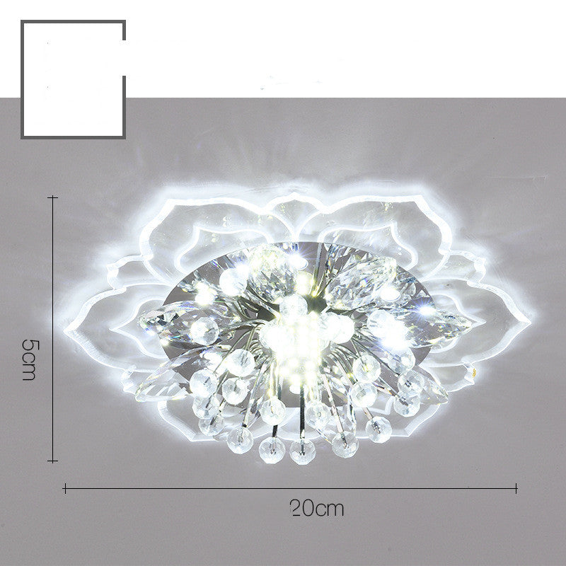 Small Crystal Lamp Corridor Lamp Modern Minimalist Living Room Lamp NatalizHomeShop