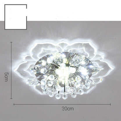 Small Crystal Lamp Corridor Lamp Modern Minimalist Living Room Lamp NatalizHomeShop