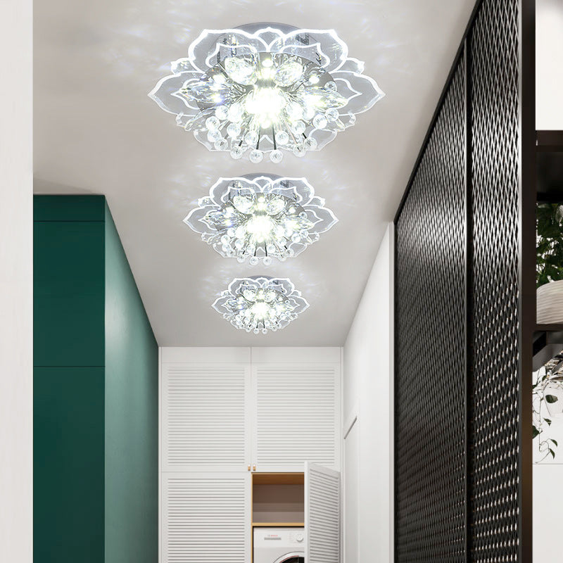Small Crystal Lamp Corridor Lamp Modern Minimalist Living Room Lamp NatalizHomeShop