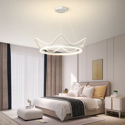 Minimalist Crown Modern Minimalist Chandelier For Rooms And Bedrooms CJ