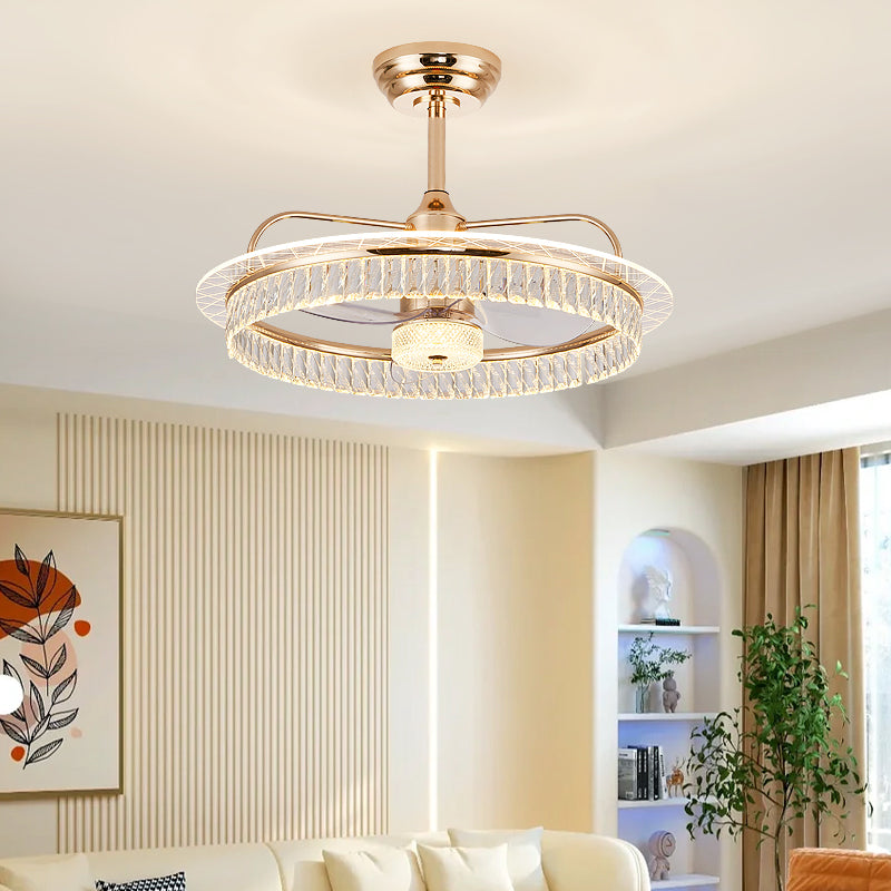 Fan light, dining room light, bedroom light, modern minimalist style YUHUAQI LIGHTING