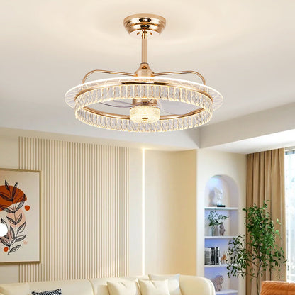 Fan light, dining room light, bedroom light, modern minimalist style YUHUAQI LIGHTING