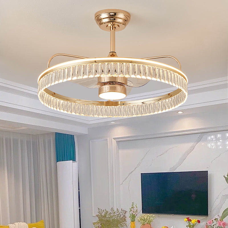 Fan light, dining room light, bedroom light, modern minimalist style YUHUAQI LIGHTING