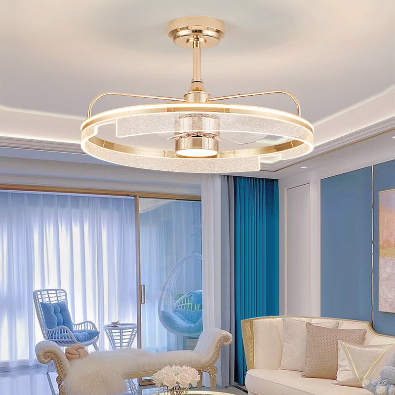 Fan light, dining room light, bedroom light, crystal chandelier.HQC-J5775/H5500 YUHUAQI LIGHTING