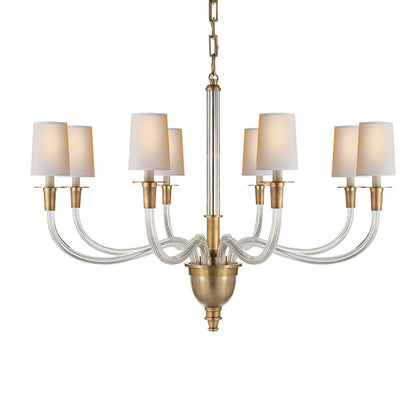 All Copper American Simple Chandelier Simple Bedroom Post-modern CJ