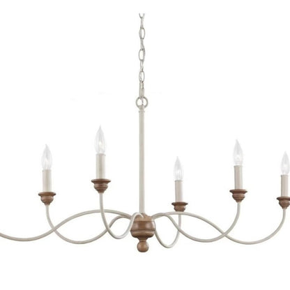 American Retro Style Copper Chandelier French Entry Lux Simple CJ