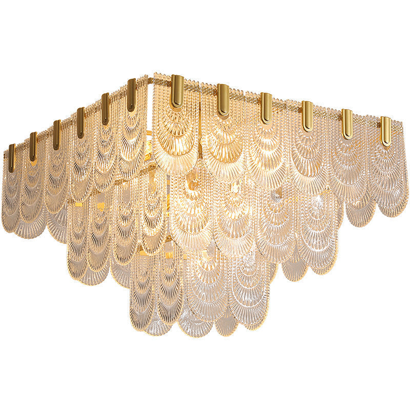 Postmodern glass ceiling light, dining room chandelier, hallway chandelier YUHUAQI LIGHTING