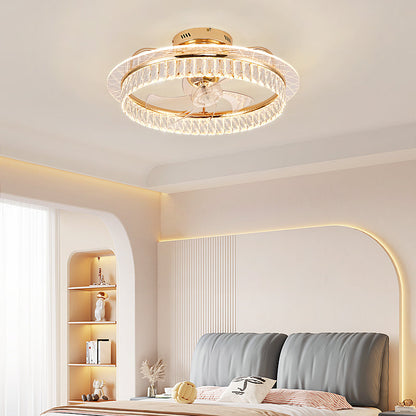 Fan light, dining room light, bedroom light, modern minimalist style YUHUAQI LIGHTING
