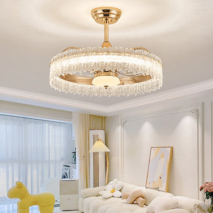 Fan light, dining room light, bedroom light, modern minimalist style YUHUAQI LIGHTING