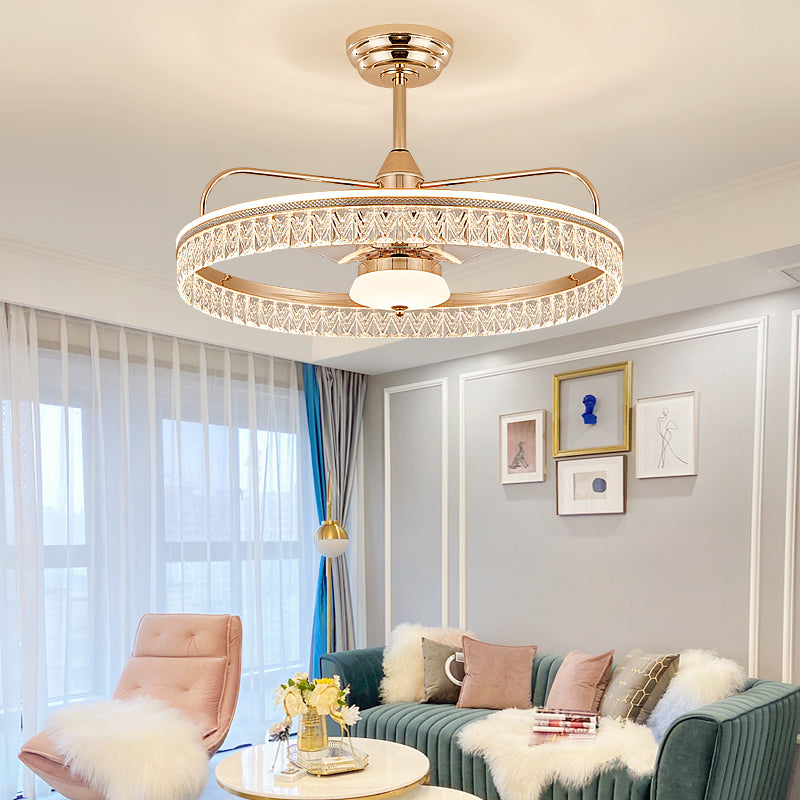 Fan light, dining room light, bedroom light, modern minimalist style YUHUAQI LIGHTING