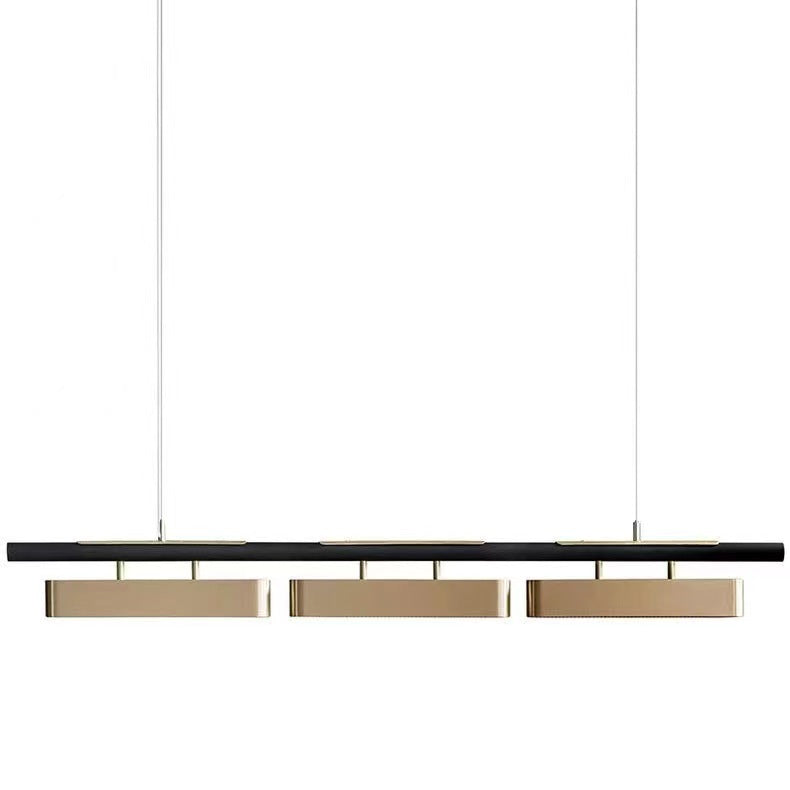 Rectangular Modern Metal Minimalist Pendant Light CJ