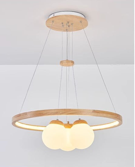 Full-spectrum Solid Wood Bedroom And Dining Room Lamp CJ