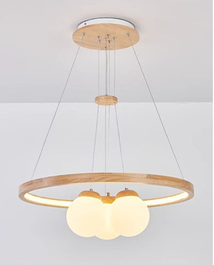 Full-spectrum Solid Wood Bedroom And Dining Room Lamp CJ