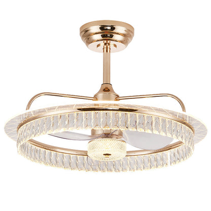 Fan light, dining room light, bedroom light, modern minimalist style YUHUAQI LIGHTING