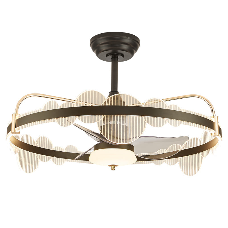Fan light, dining room light, bedroom light, modern minimalist style YUHUAQI LIGHTING