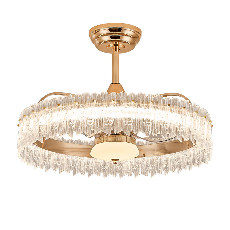 Fan light, dining room light, bedroom light, modern minimalist style YUHUAQI LIGHTING